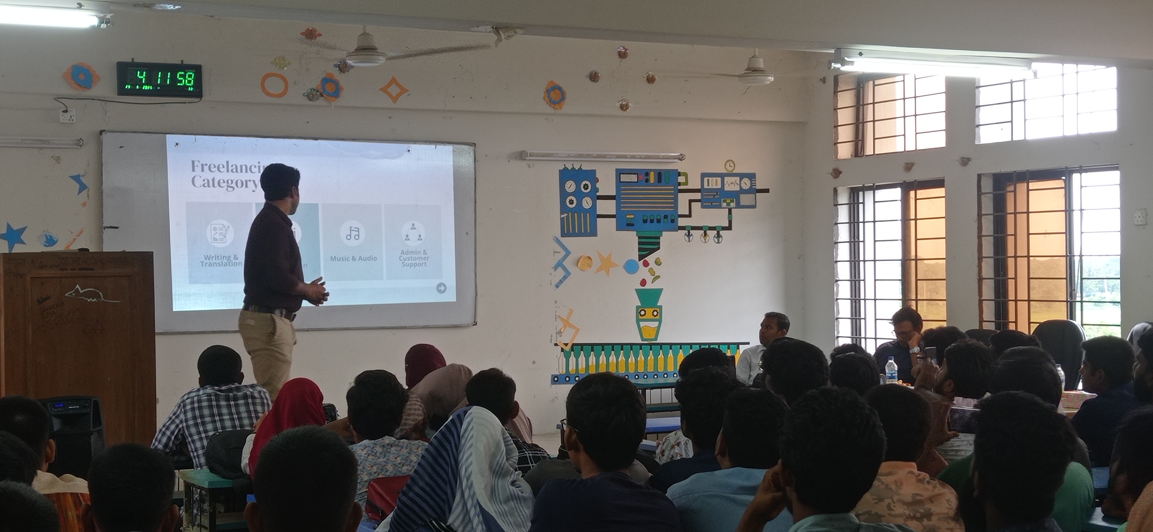 বশেমুরবিপ্রবিতে ফুড এন্ড এগ্রোপ্রসেস ইঞ্জিনিয়ারিং বিভাগের উদ্যোগে ফ্রিল্যান্সিং বিষয়ক সেমিনার