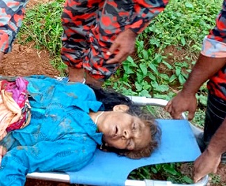 ঘোড়াঘাটে ট্রাক চাপায় প্রাণ গেল বৃদ্ধার