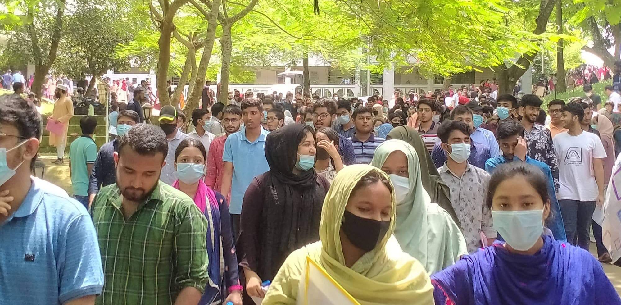 কুবিতে গুচ্ছ পদ্ধতির 'এ' ইউনিটের ভর্তি পরীক্ষা  সম্পন্ন