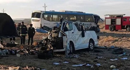 মিসরে সড়ক দুর্ঘটনায় নিহত ১৭, আহত ৪