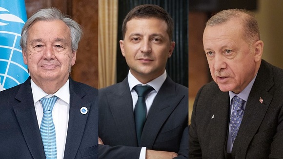 জাতিসংঘ মহাসচিবসহ এরদোয়ান বৃহস্পতিবার ইউক্রেন যাচ্ছেন