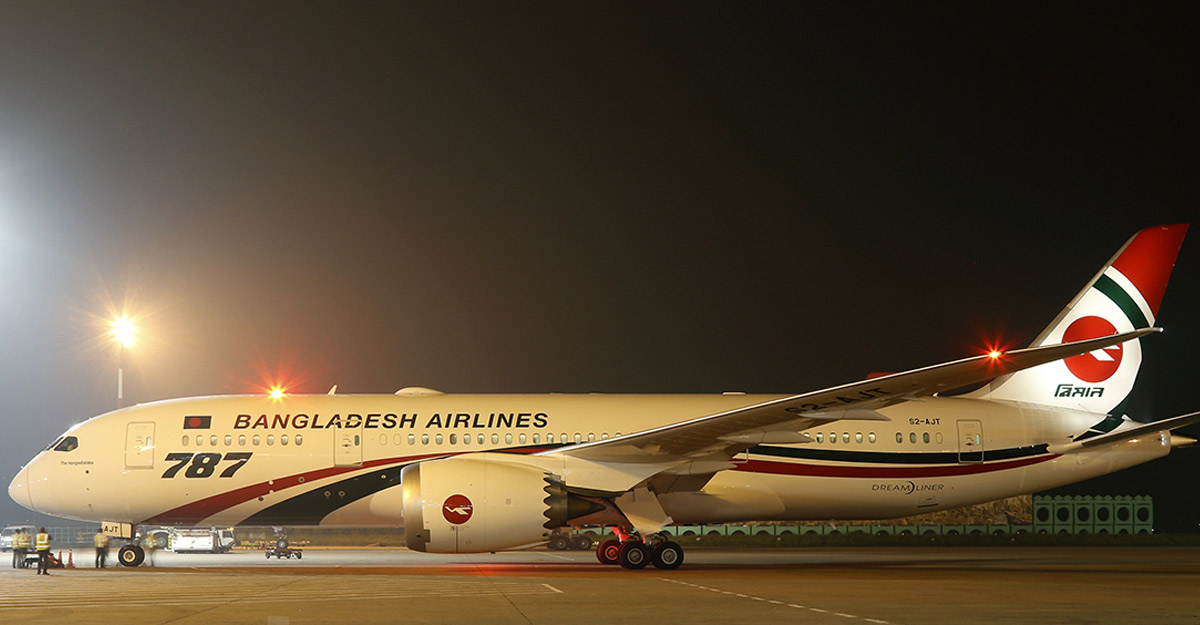 কারিগরি ত্রুটির কারনে মাঝ আকাশ থেকে ঢাকায় ফিরে এলো বিমান