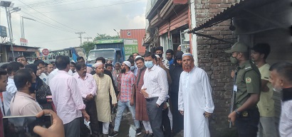 গজারিয়ায় যৌথ উদ্যোগে  সরকারি জায়গা উদ্ধারে পরিদর্শন