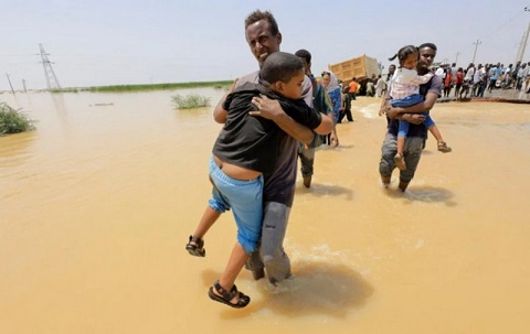 সুদানে ভয়াবহ বন্যা, মৃত্যু শতাধিক