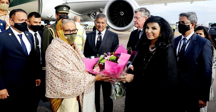 রানির শেষকৃত্যে যোগ দিতে লন্ডনে প্রধানমন্ত্রী