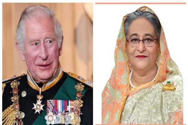 প্রধানমন্ত্রী শেখ হাসিনাকে চার্লসের টেলিফোন