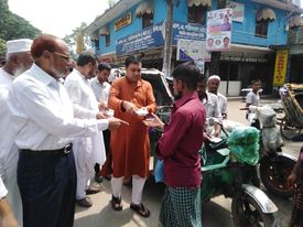 প্রধানমন্ত্রীর জন্মদিনে দোয়া ও খাবার বিতরণ নোয়াখালীতে