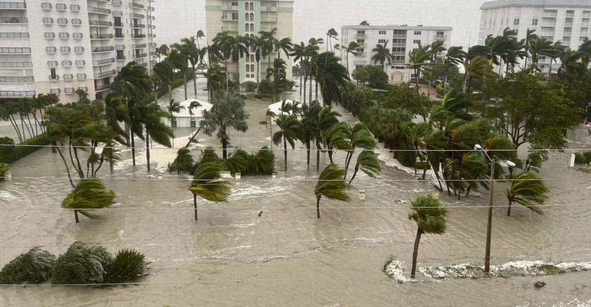 ইয়ানের আঘাত: ভাসছে ফ্লোরিডা, বিদ্যুৎহীন হয়েছে ১৩ লাখ মানুষ