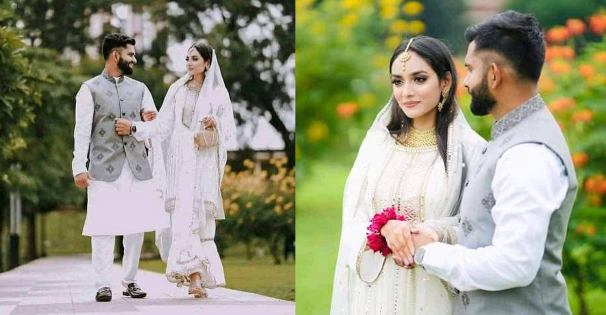 'সহপাঠী থেকে গেমমেট' বিয়ে করলেন ক্রিকেটার শামীম পাটোয়ারি