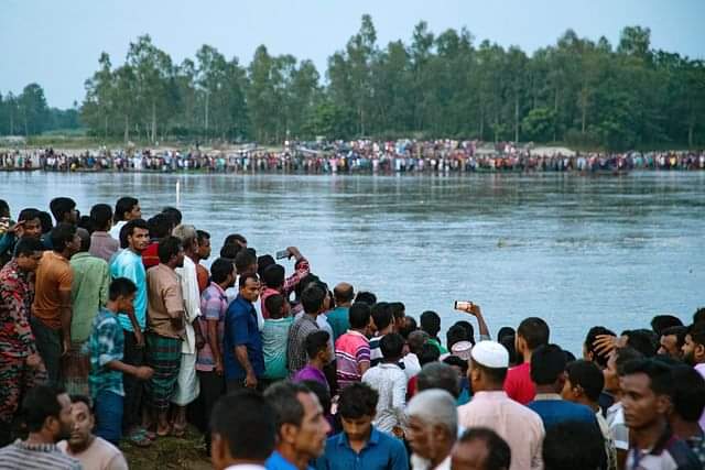 করতোয়ায় নৌকাডুবি নিখোঁজ তিনজনের খোঁজে  অষ্টম দিনে উদ্ধার কাজ চলছে