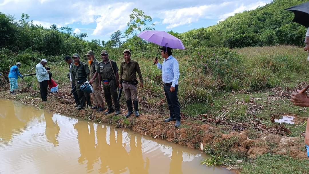 রামুতে মাছের খামার বন্ধ করে বনের জায়গা দখলমুক্ত করল বন বিভাগ