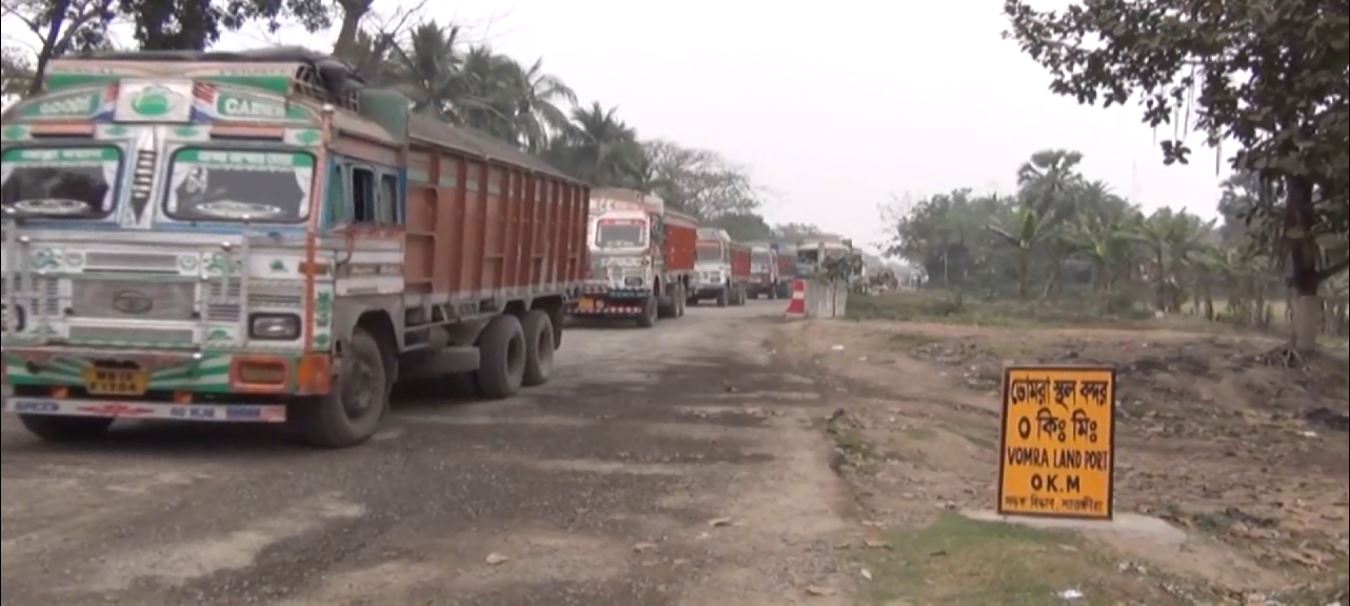 ৪ দিন পর ভোমরা স্থলবন্দরের ফের আমদানী-রপ্তানী শুরু