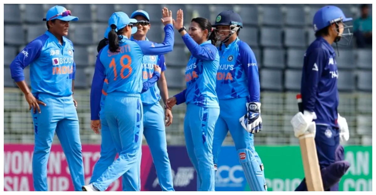 নারী এশিয়া কাপে নিজেদের শেষ ম্যাচে থ্যাইল্যান্ডকে ৯ উইকেটে হারিয়েছে ভারত
