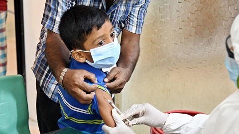 উপজেলায় শিশুদের করোনা টিকা দেয়া শুরু, চলবে ১২ দিন