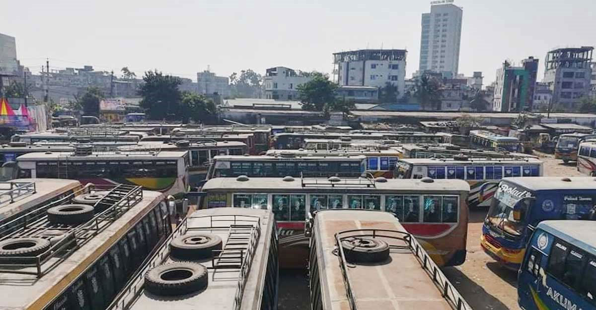 খুলনায় চলছে ২ দিনের পরিবহন ধর্মঘট