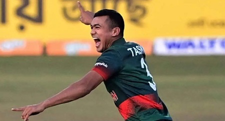 তাসকিনের জোড়া আঘাত: শুরুতেই ব্যাকফুটে নেদারল্যান্ডস