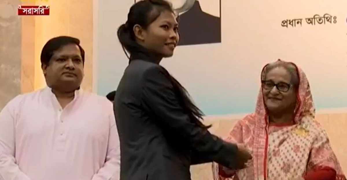 ছেলেরা যা পারেনি আমাদের মেয়েরা যথেষ্ট ভালো করছে :প্রধানমন্ত্রী