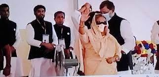 যুব মহাসমাবেশে প্রধানমন্ত্রী: স্লোগানে প্রকম্পিত সোহরাওয়ার্দী