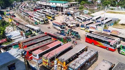 বিএনপির বিভাগীয় গণসমাবেশের দিন সিলেটে বাস ধর্মঘট