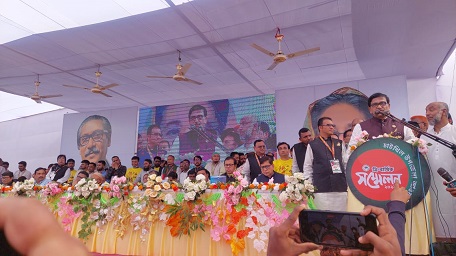 জাতীয় নির্বাচন বর্তমান সরকারের অধীনে হবে: নোয়াখালীতে হানিফ