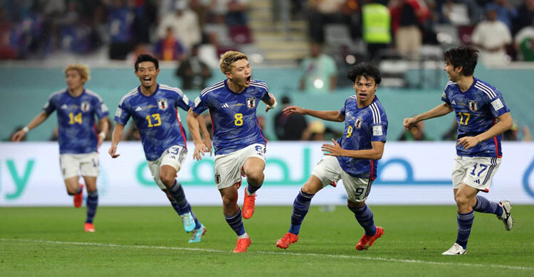 জার্মানির পর স্পেনকে হারিয়ে দ্বিতীয় রাউন্ডে জাপান