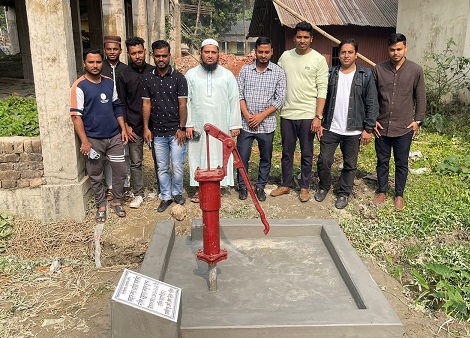 মালদ্বীপস্থ ফেনী জেলা উন্নয়ন পরিষদ নলকূপ ১০ নং প্রকল্প স্থাপন