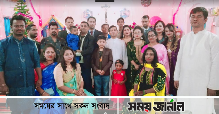 বড়দিন উপলক্ষে বিনয়বাঁশী শিল্পীগোষ্ঠীর গির্জা পরিদর্শন