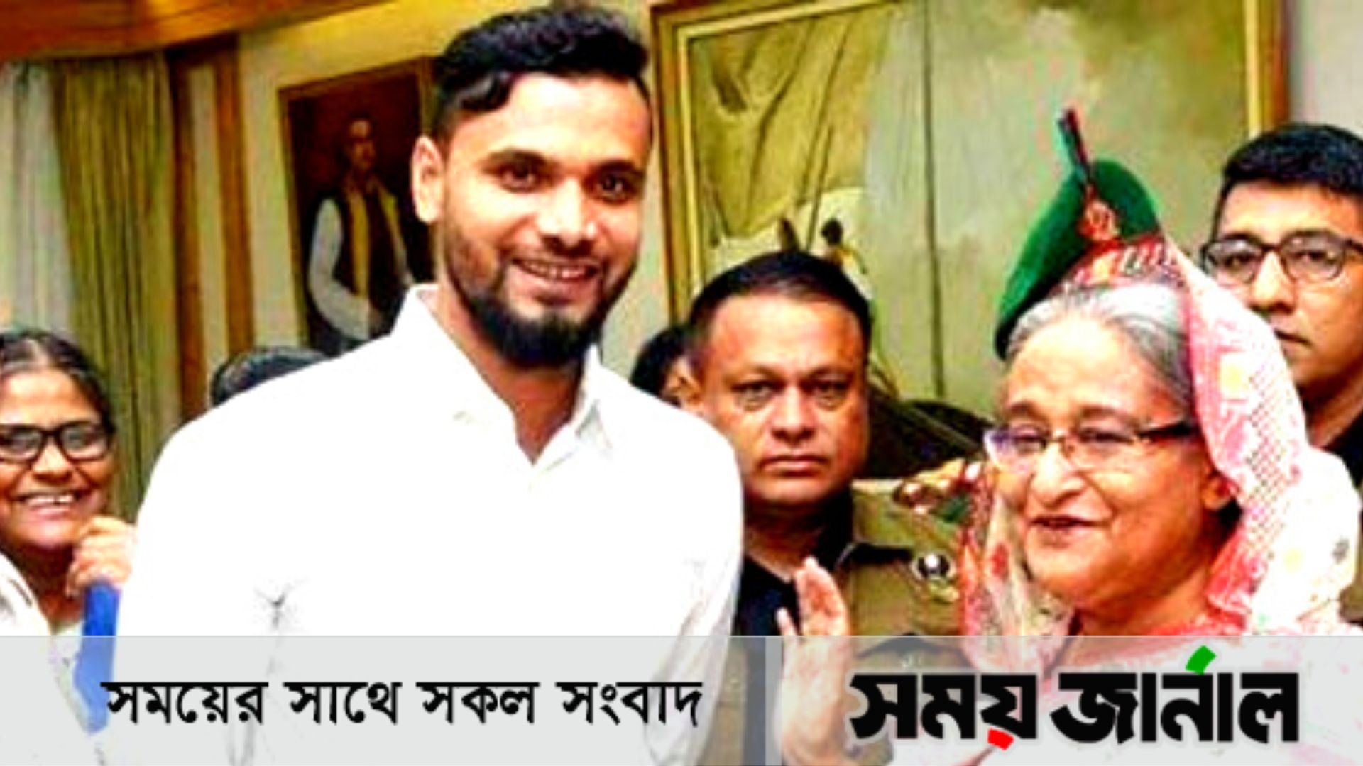 আওয়ামী লীগের যুব ও ক্রীড়া সম্পাদক খেলোয়ার মাশরাফি