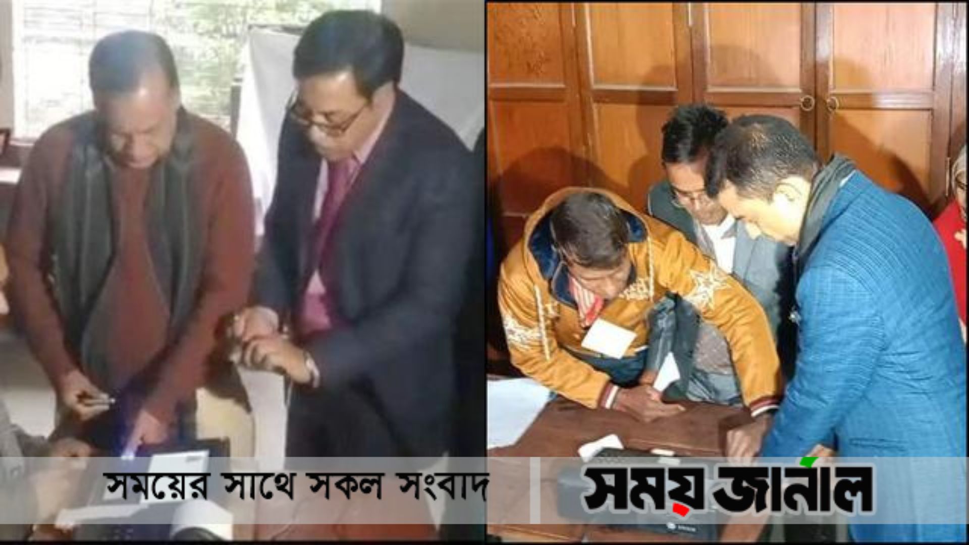 গাইবান্ধা-৫ উপ-নির্বাচন : ভোট দিলেন নৌকা-লাঙলের প্রার্থী