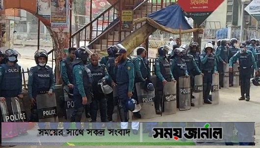 বিএনপির গণঅবস্থান কর্মসূচি: সতর্ক পুলিশ