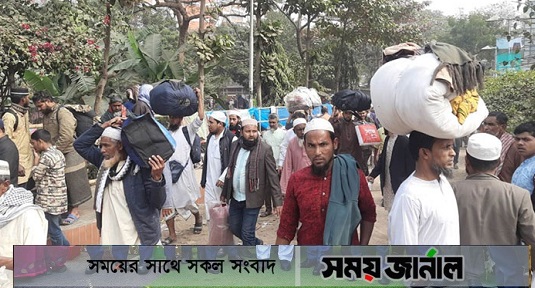 ইজতেমা শেষে গণপরিবহন সংকট, ভোগান্তিতে মানুষ