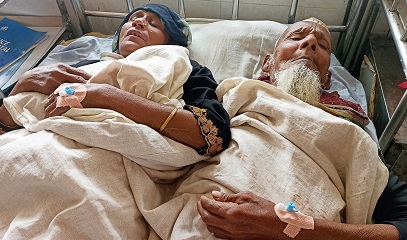 মোরেলগঞ্জে জমি বিরোধে স্বামী স্ত্রীকে পিটিয়ে আহত