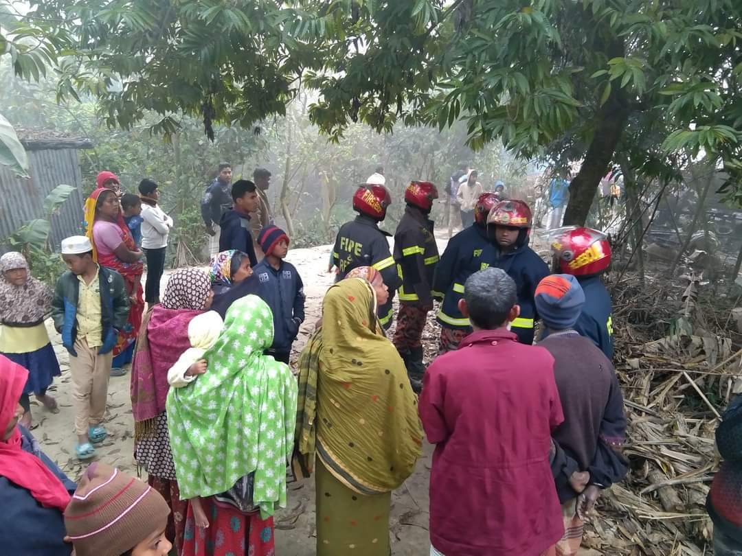 বাগাতিপাড়ায় আগুনে পুড়ে বৃদ্ধার মৃত্যু