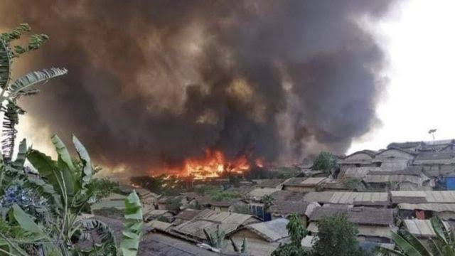 রোহিঙ্গা ক্যাম্পে অগ্নিকাণ্ড 'উদ্দেশ্য প্রণোদিত'