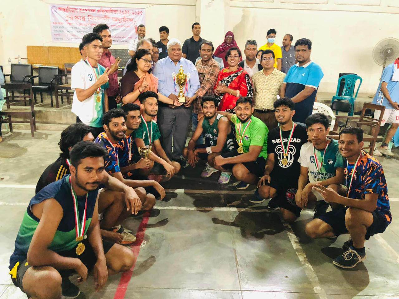 জাবিতে আন্তঃবিভাগ বাস্কেটবল প্রতিযোগিতায় টানা তৃতীয়বার চ্যাম্পিয়ন আইআর