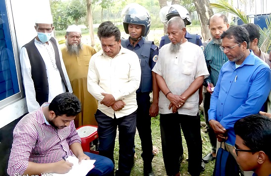 ঝালকা‌ঠি‌তে অবৈধভাবে বালু  উত্তোলনের দায়ে দুজনকে জেল ও জরিমানা