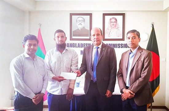 মালদ্বীপে আহত প্রবাসী বাংলাদেশী শ্রমিক পেলেন এয়ার টিকেট