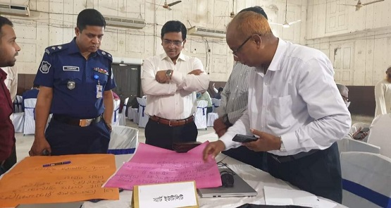 ফরিদপুরে স্মার্ট ডিস্ট্রিক্ট ইনোভেশন চ্যালেঞ্জ শীর্ষক কর্মশালা অনুষ্ঠিত