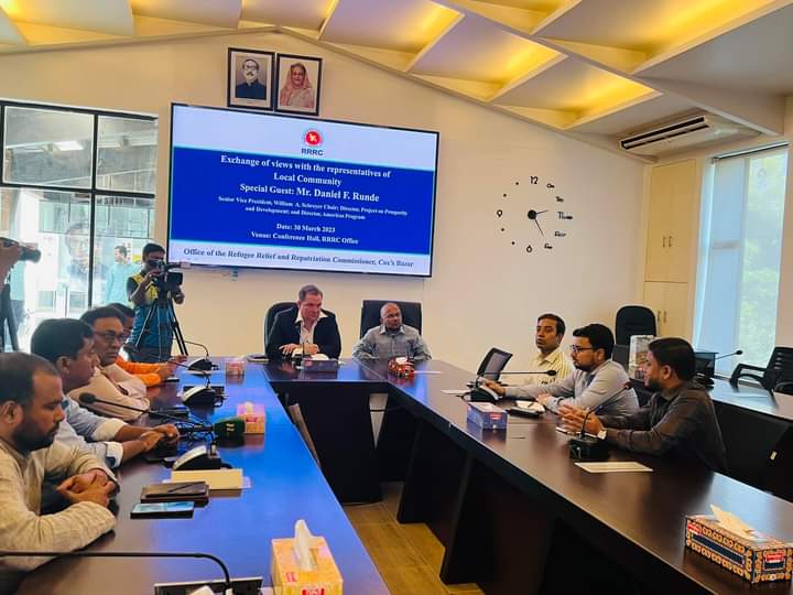 রোহিঙ্গা সমস্যা সমাধানে কাজ করছে যুক্তরাষ্ট্র:  ড্যানিয়েল এফ. রুন্ডে