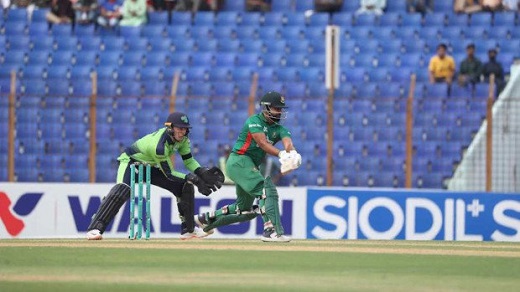 আসা-যাওয়ার মিছিলে ১২৪ রান সংগ্রহ