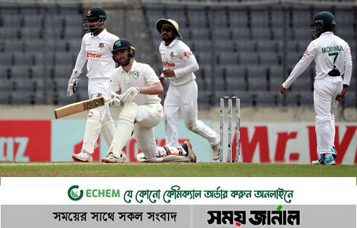 বাংলাদেশের অস্বস্তিতে দিন শেষ, তামিম আউট