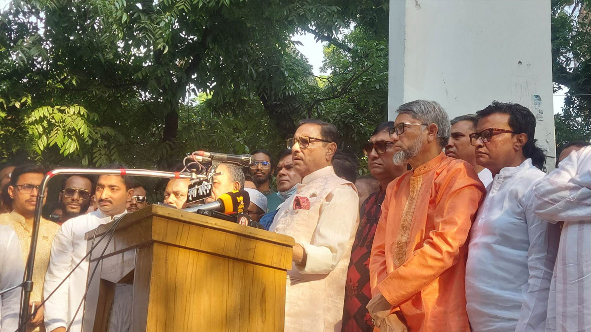 স্বাধীনতার চেতনাবিরোধীরাই পহেলা বৈশাখ উদযাপন করে না: কাদের