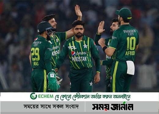 বাবর আজমের বিধ্বংসী ব্যাটে সিরিজে এগিয়ে পাকিস্তান