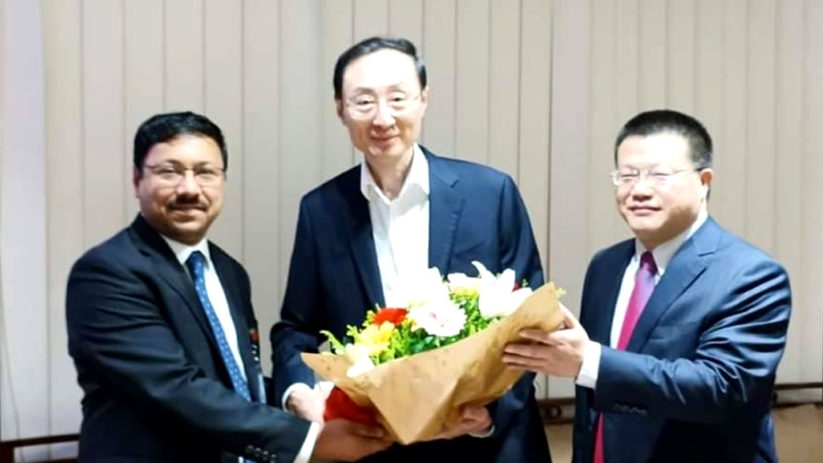 দুই দিনের সফরে ঢাকায় চীনের ভাইস মিনিস্টার ওয়েইডং