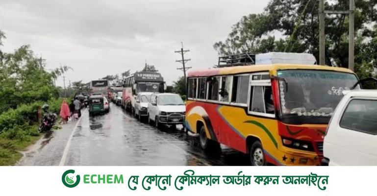 ঢাকামুখী লেনে প্রায় ২২ কিলোমিটার, বঙ্গবন্ধু সেতুর পূর্ব প্রান্তে ৭ কিলোমিটার যানজট