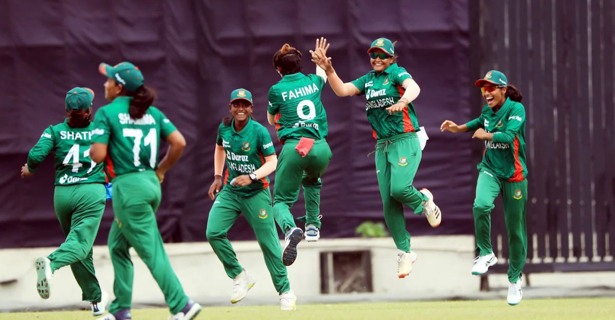 অবশেষে ভারতকে হারালো বাংলাদেশের মেয়েরা