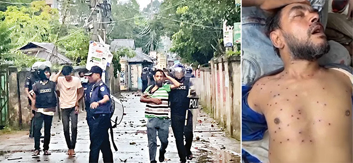 পুলিশ-বিএনপি সংঘর্ষে রণক্ষেত্র হবিগঞ্জ