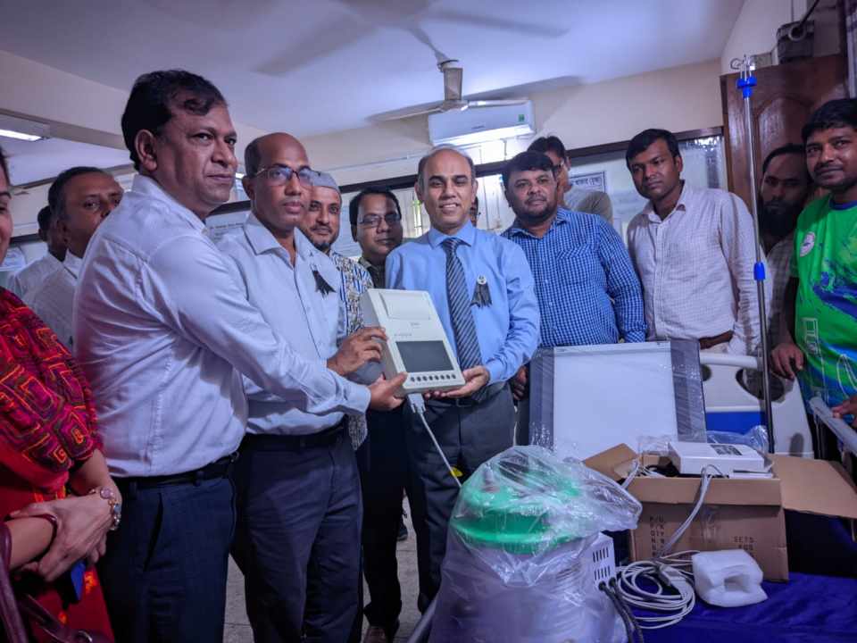 কুবির মেডিক্যাল সেন্টারে বেক্সিমকোর নতুন চিকিৎসা সরঞ্জাম