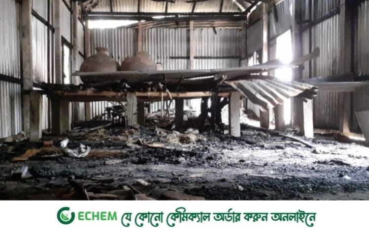 কুড়িগ্রামে আগুনে পুড়ে গেছে বসতঘর