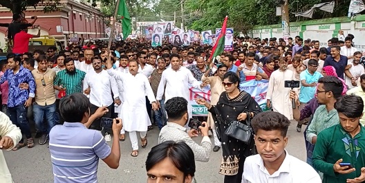 ফরিদপুরে যুবদলের বিক্ষোভ সমাবেশ অনুষ্ঠিত